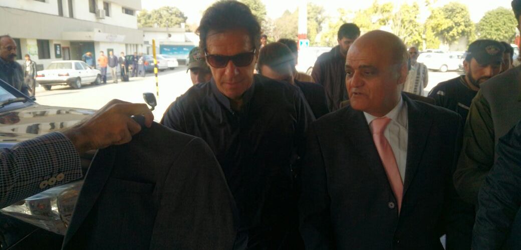 Tahir Anjum With Imran Khan