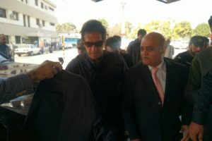 Tahir Anjum With Imran Khan