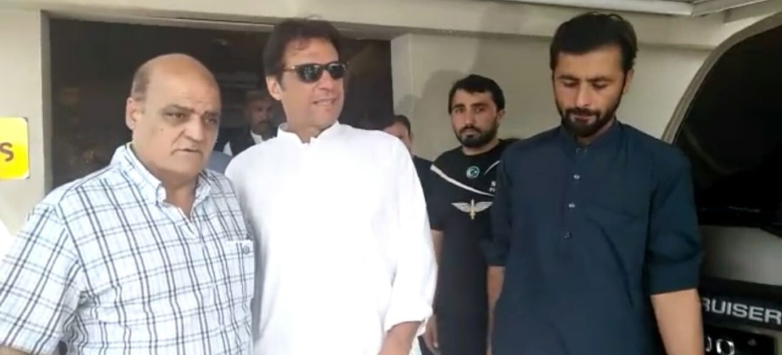 Tahir Anjum With Imran Khan