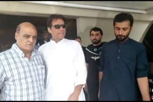 Tahir Anjum With Imran Khan