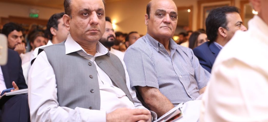 Tahir Anjum , Aleem Khan ( Cental President PTI) on May.20 at Marriot Hotel Islamabad