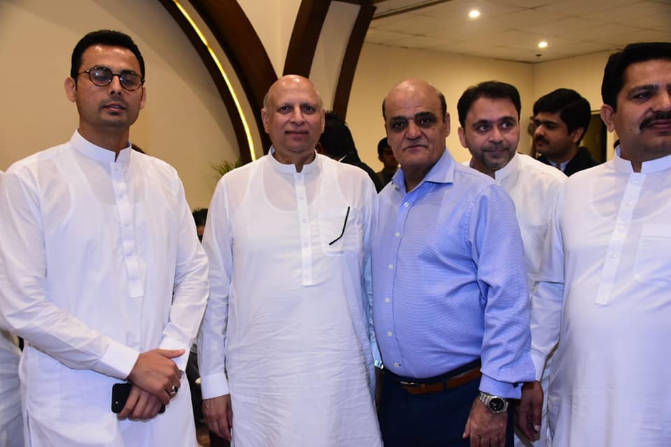 Dinner in honour of Nominated Governor Punjab Mr Muhammad Sarwar at Flattish Lahore on 28AUG