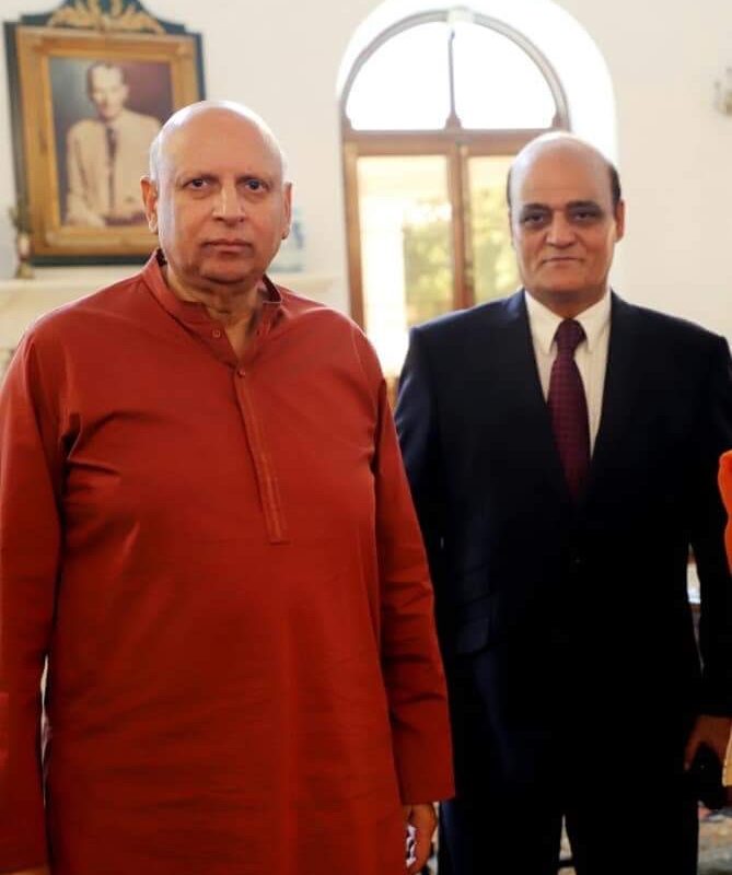 Tahir Anjum meeting with Governor Punjab on Sep. 24