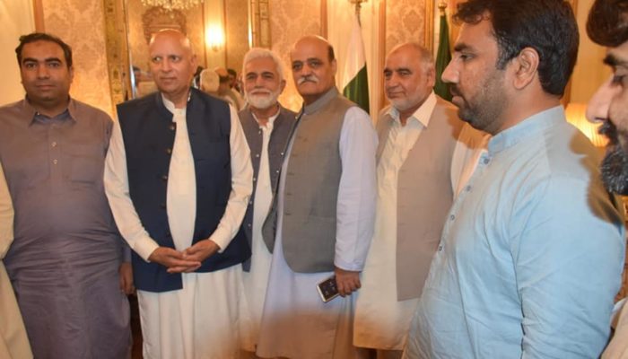 Today Dinner Hosted By Governor Punjab Chawadry Muhammad Sarwar Honor PTI Sargodha Division & Rawalpindi Division At Governor House Punjab Lahore #786TA#